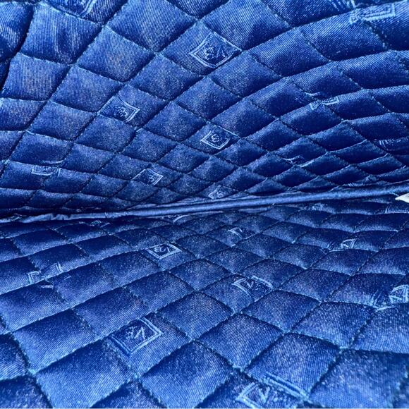 Vera Bradley Holiday Quilted Snowglobe Christmas Winter Makeup Pouch Animals - Picture 3 of 3